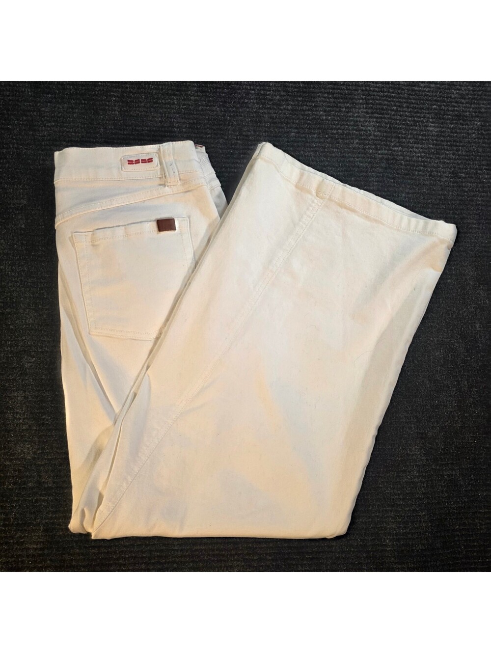 Peace Love World White Wide Leg Pants Size 10P